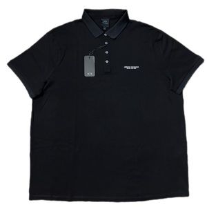 NEW| Armani Exchange 
Slim Fit Milano/New York Logo
Polo| XXL